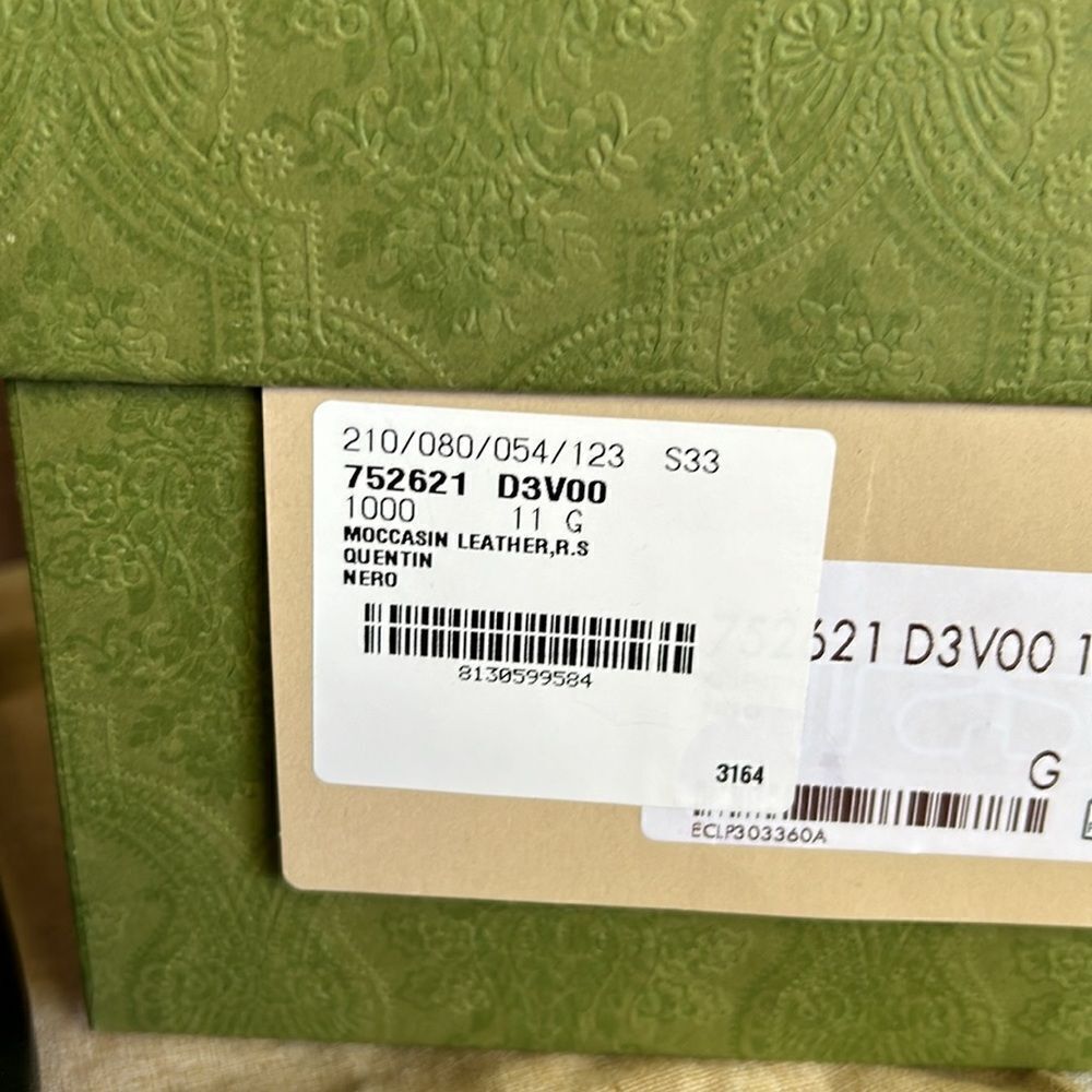 GUCCI Horsebit Moccasin Quentin moccasin driving loafer G11 US 11.5 752621 D3V00 - Picture 4 of 15